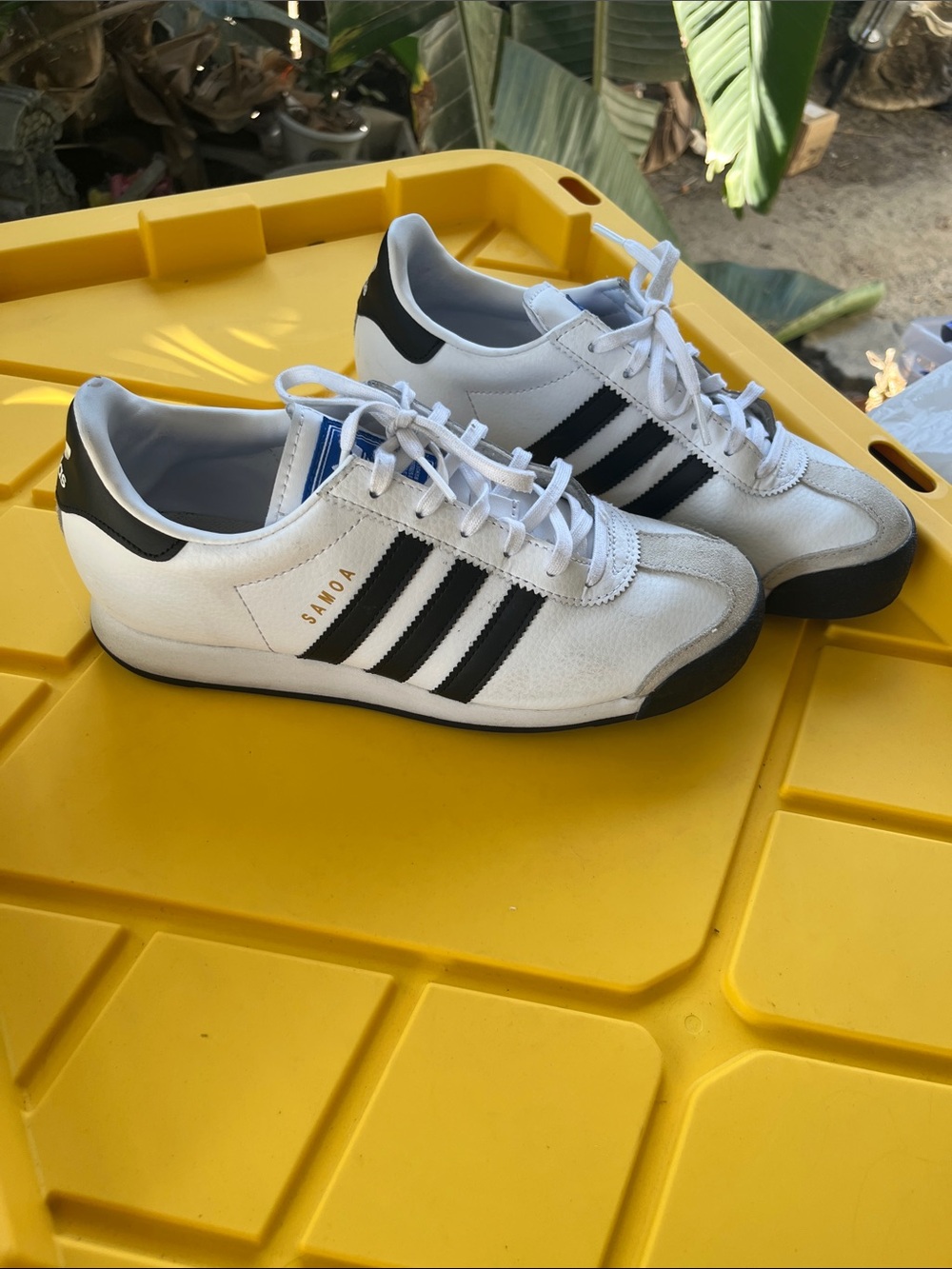 adidas White and Black Samoa women’s Sneakers